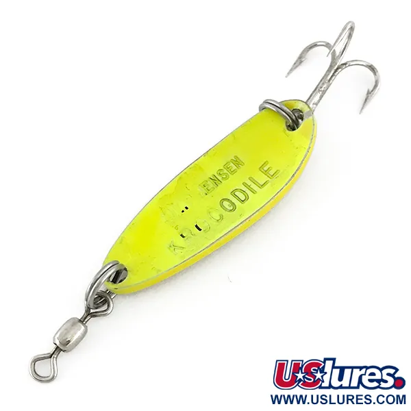 Luhr Jensen Krocodile UV Lusikka, Yellow, 9g, UV-aktiivinen, #7604