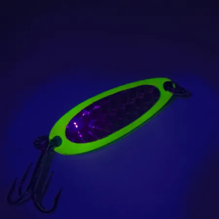 Luhr Jensen Krocodile UV Lusikka, Yellow, 9g, UV-aktiivinen, #7604