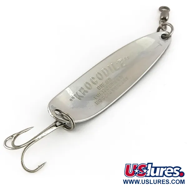 Luhr Jensen Krocodile Die #5 Lusikka, Nikkeli/Sininen, 23g, #7630