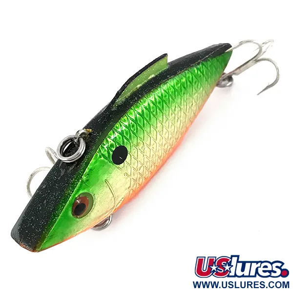 Bill Lewis Rat-L-Trap Lipless Crankbait, Vihreä-Kulta, 14g, #7667