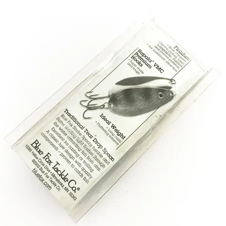 Blue Fox Strobe Tear Drop Spoon Lusikka, Puna/Valko, 11g, #7676