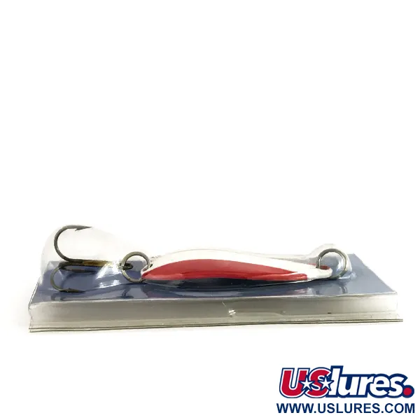 Blue Fox Strobe Tear Drop Spoon Lusikka, Puna/Valko, 11g, #7676