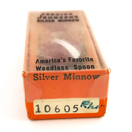 Johnson Silver Minnow Lusikka, Puna-valkoinen, 5g, Ruohosuojattu, #7677