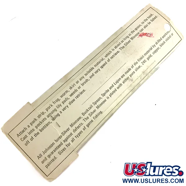 Weedless Johnson Silver Minnow, Hopea, 14g, Ruohosuoja, #7679