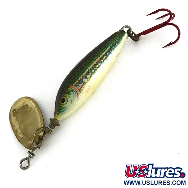 Blue Fox Vibrax Minnow Spin 1 Lippa, Kulta, 4g, Punainen Koukku, #7686