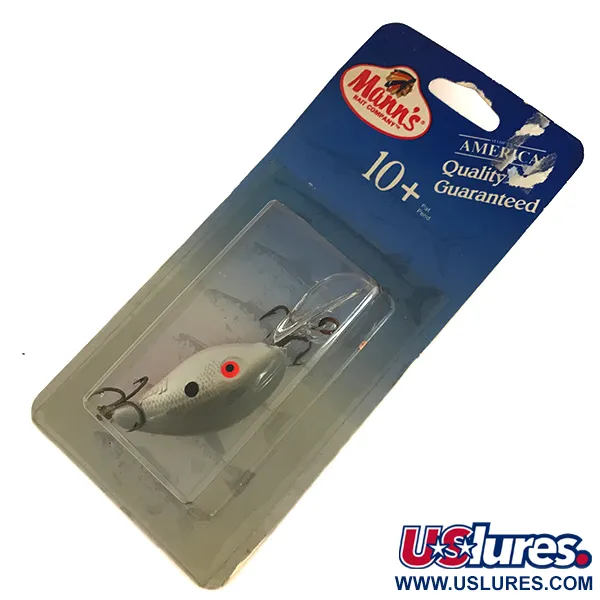 Mann's Mann's 10+ Crankbait, Vaaleanharmaa, 10g, Syvyys 3m, #7689