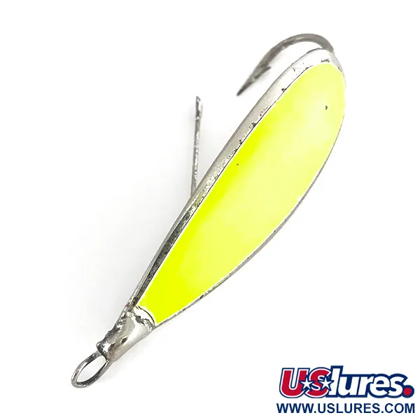 Johnson Weedless Silver Minnow UV Lusikkauistin, Hopea/Chartreuse, 12g, #7711