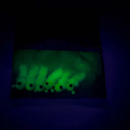 Mister Twister Pearlized Crappie Jigs, Keltainen, 2,5g, Marabou, #7719