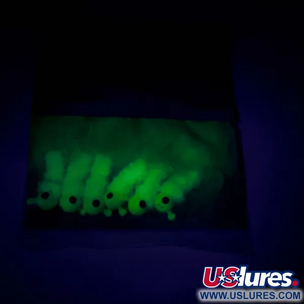 Mister Twister Pearlized Crappie Jigs, Keltainen, 2,5g, Marabou, #7719