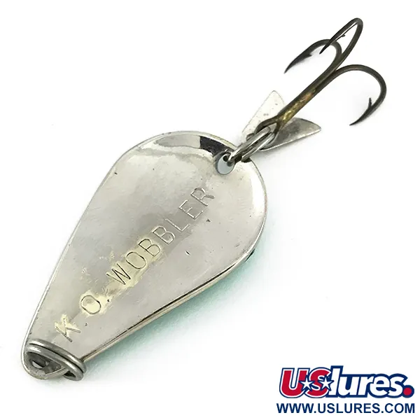 Acme K.O. Wobbler Lusikka, Nikkeli / Vihreä, 14g, Sonic flipper tail, #7728