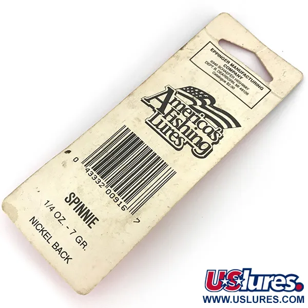 Eppinger Dardevle Spinnie Lusikka, Puna-valkoinen, 7g, Vintage, #7747