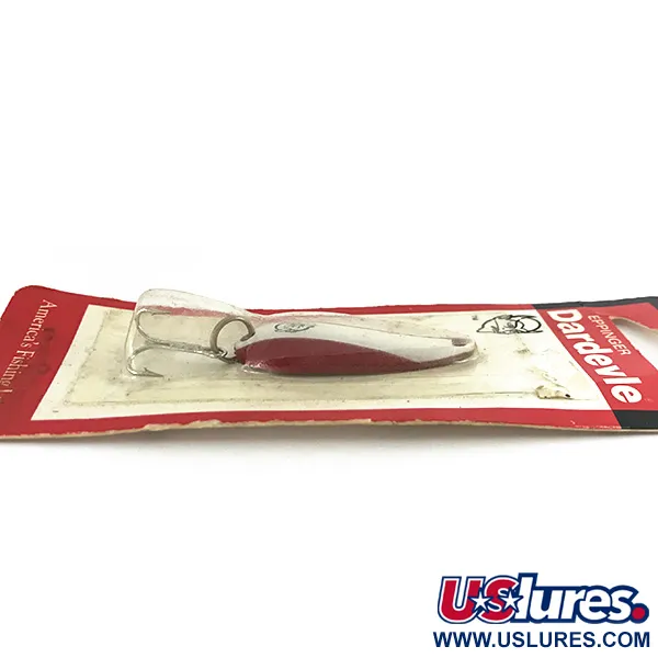 Eppinger Dardevle Spinnie Lusikka, Puna-valkoinen, 7g, Vintage, #7747