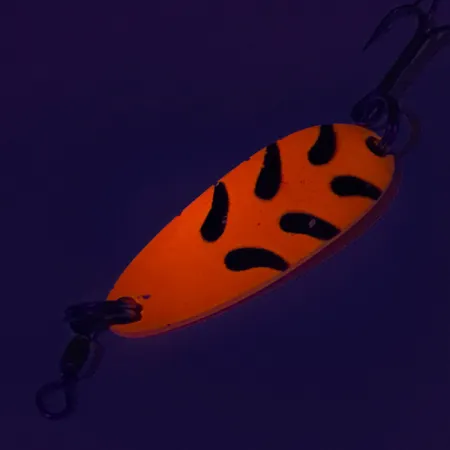 Luhr Jensen Krocodile UV Lusikka, Puna/Musta, 9g, UV-hohto, #7762