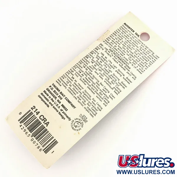 Worden’s Original Rooster Tail UV Lippa, Kulta/Punainen, 12g, #7772