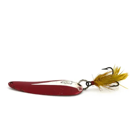 Eppinger Dardevle Imp Lusikka, Puna / Valko / Kupari, 11g, Sulka, #7790