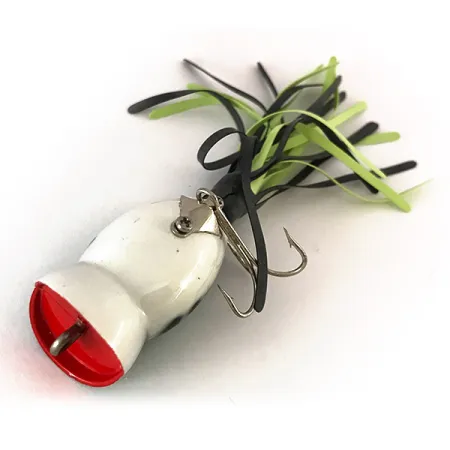 Fred Arbogast Hula Popper Pintaviehe, Green Tiger, 8g, #7820