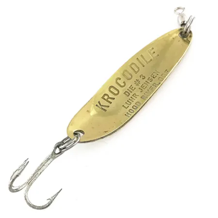 Luhr Jensen Krocodile Die #3 Lusikka, Kulta/Vihreä/Punainen, 10g, UV, #7896