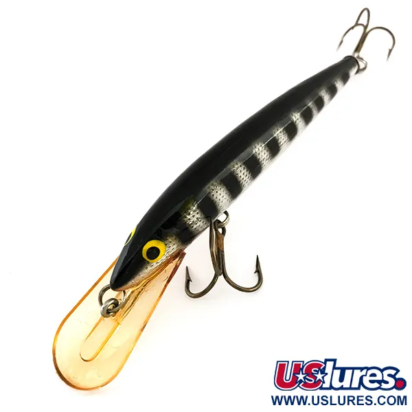 Bagley's Diving Bang-O-Lure Vaappu, Hopea / Musta, 12.5g, Balsa, #7914