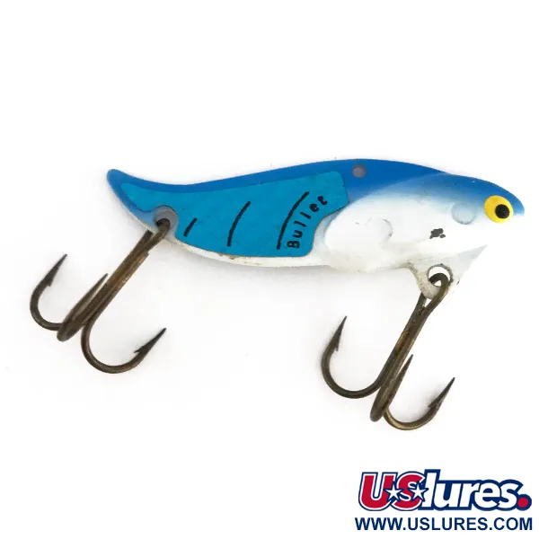 Bullet Bait Bullet Blade Värinäviehe, White / Blue, 10g, Sinkki, #7936