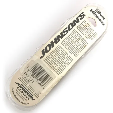 Weedless Johnson Silver Minnow Lusikka, Harmaa/Musta/Punainen, 14g, #7943