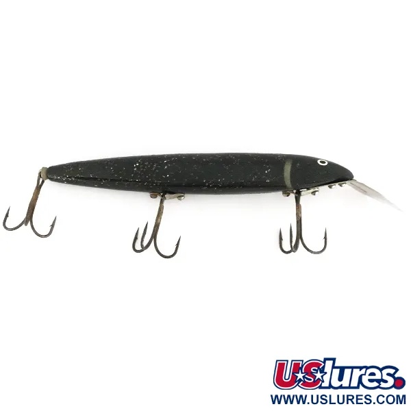 Suick Muskie Cisco Kid Syvänneuistin, Musta, 35g, Metallilevy, #7945