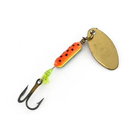 Yakima Bait Rooster Tail Lippa, Gold/Fire Tiger, 3.6g, #7976