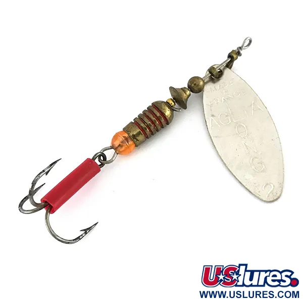 Mepps Aglia Long 2 Lippa, Hopea, 7.4g, Pajunlehtilippa, #7977