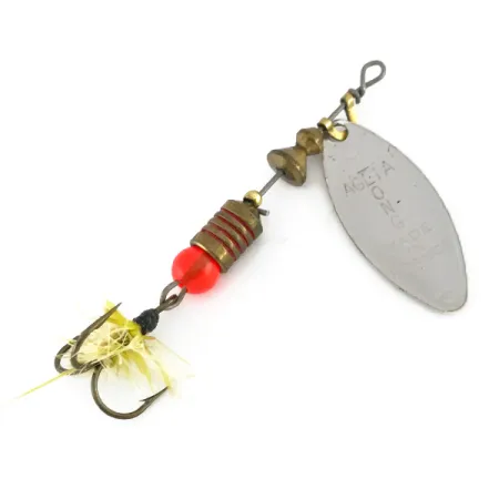 Mepps Aglia Long 1 Lightnin Lippa, Hopea/Kultahile, 4,5g, #7978