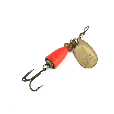 Blue Fox Super Vibrax 0 Lippa, Kulta / Fluoro-oranssi, 3,4g, #7982