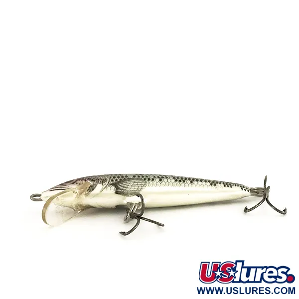 Rapala Original Floater F7 Vaappu, Silver Green, 4g, Balsa, #7989