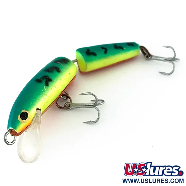 Rapala Jointed J-7 UV Vaappu, Fire Tiger, 4g, UV-pinnoite, #8011