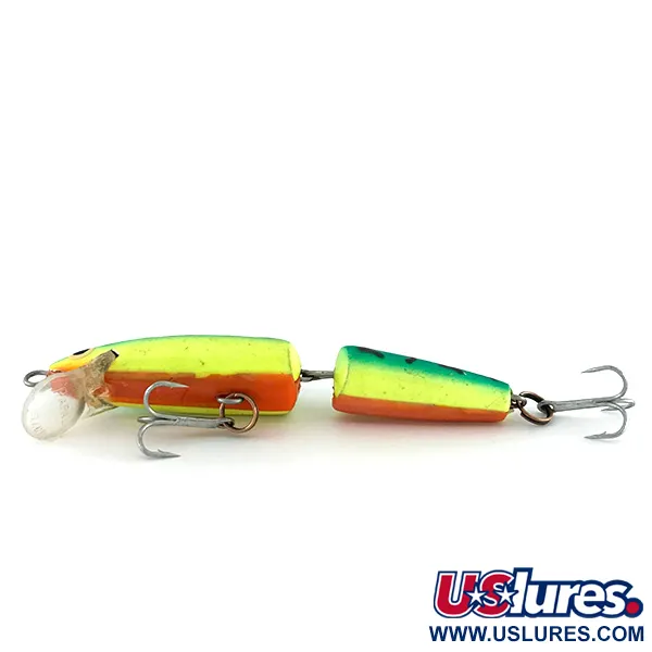 Rapala Jointed J-7 UV Vaappu, Fire Tiger, 4g, UV-pinnoite, #8011