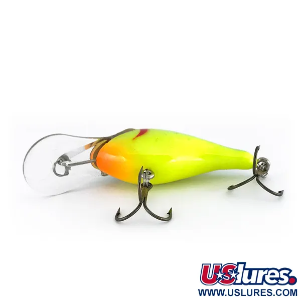 Renegade Little Diver Crankbait, Chartreuse, 11g, Jelutong-puu, #8051