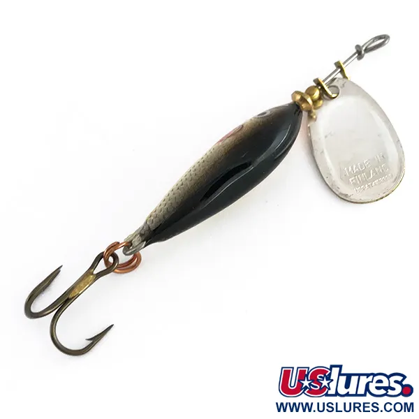 Blue Fox Vibrax Minnow Spin 1 Lippa, Hopea, 4g, Minnow-runko, #8063