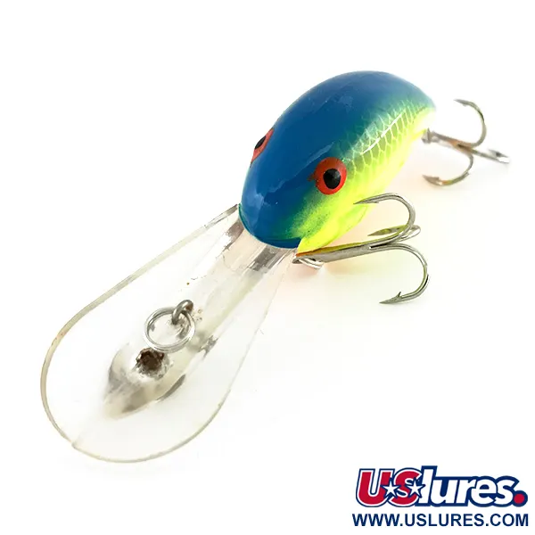 Bandit 300 Crankbait, Lime-Sininen, 8,5g, Hohtava, #8098