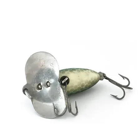 Fred Arbogast Jitterbug v Pintaviehe, Vihreä, 7g, Metallilippa, #8102