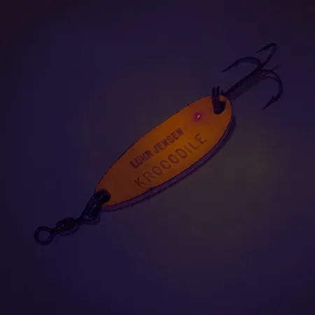 Luhr Jensen Krocodile UV Lusikka, Red/Rainbow, 9g, UV-Finish, #8116