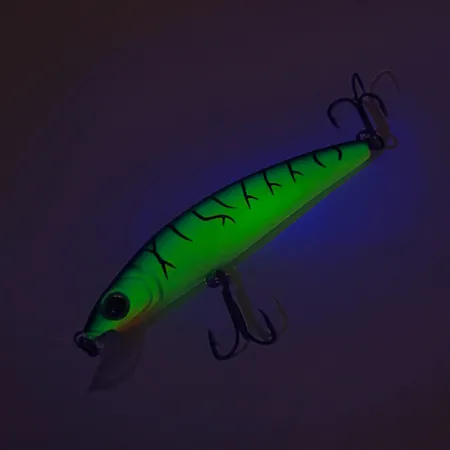 Cotton Cordell 3.5 Minnow Vaappu, Green Tiger, 7g, UV-väri, #8127