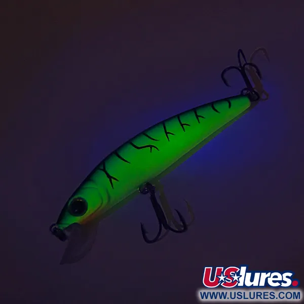 Cotton Cordell 3.5 Minnow Vaappu, Green Tiger, 7g, UV-väri, #8127