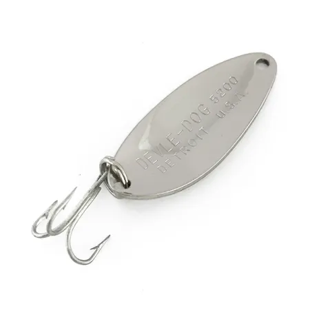 Eppinger Dardevle Devle Dog 5200 Lusikka, Nikkeli, 7g, Vintage, #8150