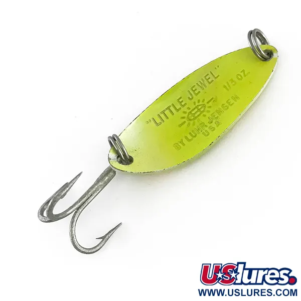 Luhr Jensen Little Jewel UV Lusikka, Kelta-punainen, 9g, UV, #8151