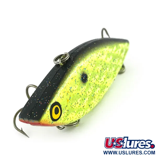 Strike King Diamond Shad UV Lipless Crankbait, Chartreuse, 14g, UV, #8166