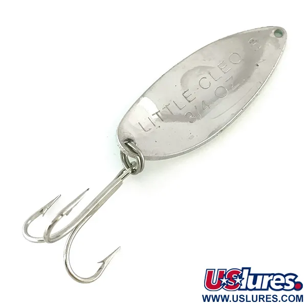 Acme Little Cleo Glow Lusikka, White / Green / Nickel, 21g, #8171