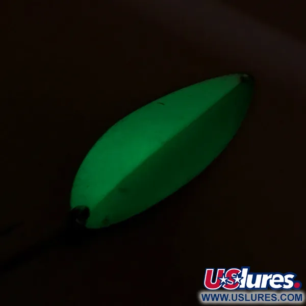 Acme Little Cleo Glow Lusikka, White / Green / Nickel, 21g, #8171