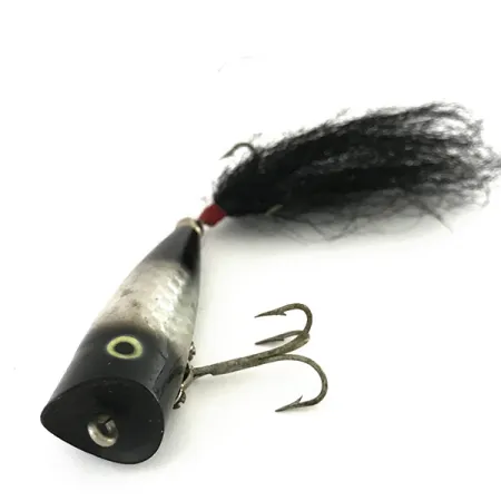 Heddon Tiny Chugger Popperi, Musta / Sateenkaari, 8.5g, #8210