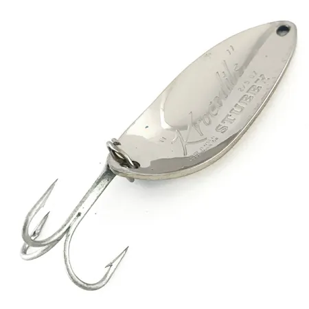 Luhr Jensen Krocodile Stubby Lusikka, Nikkeli/Vaaleansininen, 14g, #8236