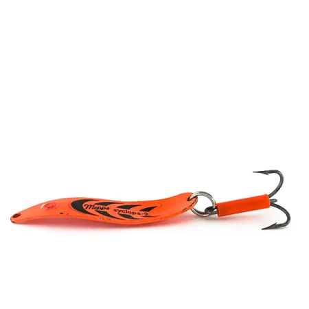 Mepps Syclops 2 UV Lusikka, Oranssi / Musta, 17g, UV-väri, #8247