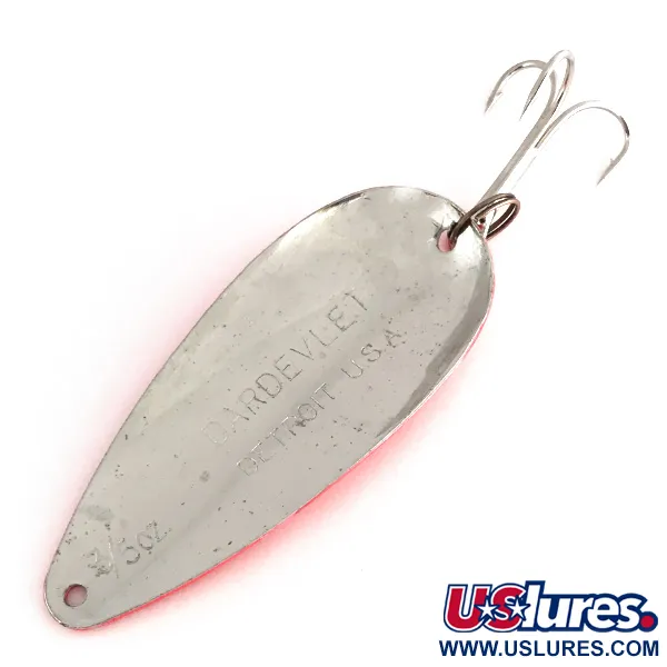 Dardevle Dardevlet UV Lusikka, Punainen/Nikkeli, 21g, UV-väri, #8248