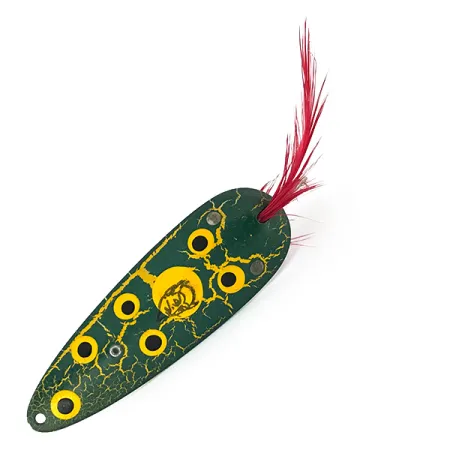 Eppinger Weedless Dardevle Lusikka, Frog/Nickel, 28g, Ruohosuoja, #8249