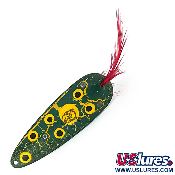 Eppinger Weedless Dardevle Lusikka, Frog/Nickel, 28g, Ruohosuoja, #8249